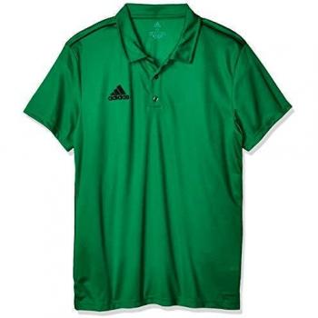 adidas Core 18 Polo Polo, Hombre, Bold Green/Black, L