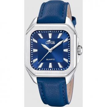 Reloj Lotus 18968/5 Azul Mujer - Reloj de mujer de la serie Square, con correa de piel color azul