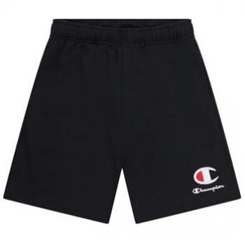 Bermuda Champion Legacy Authentic Small Logo Terry Pantalón Corto Negro para Hombre - Talla S