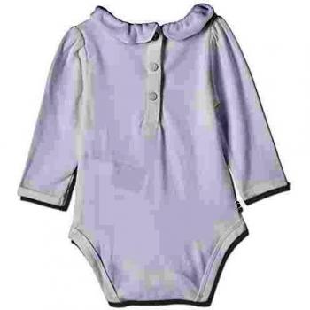 Tommy Hilfiger Baby Girl Velours Body L/s Shaping, Blanco