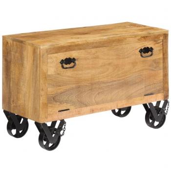 vidaXL Shoe Cabinet 86x35x55 cm Solid Mango Wood
