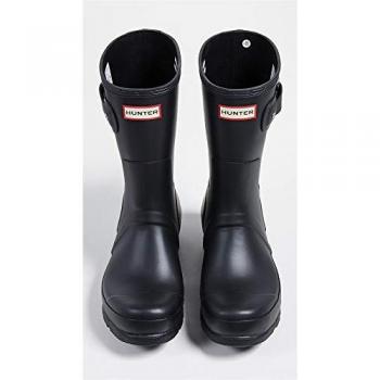 Hunter Original Short Men's Wellies - Black - Size UK 12 EU 47 US 13