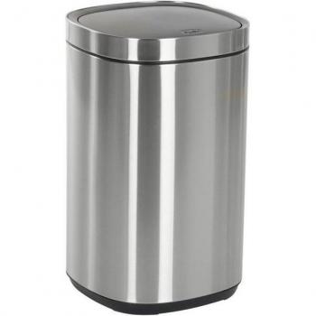 Papelera Inoxidable Touch Mate Plateado 30L 30x30x51 cm