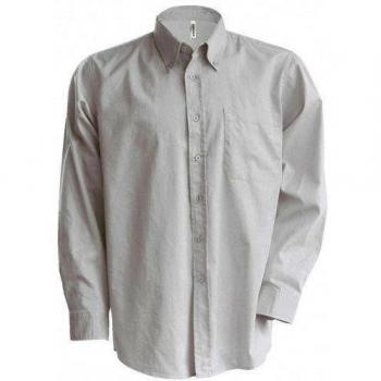 Kariban - Camisa Manga Larga Modelo Oxford Cuidado fácil