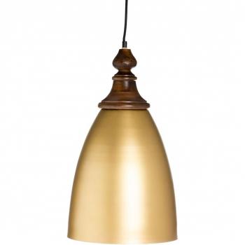 Lámpara de Techo Zen Et Ethnique 21 x 21 x 37 cm Dorado Madera de Mango Hierro 220 V