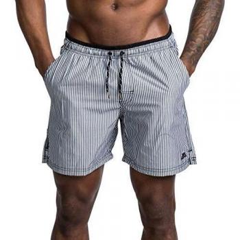Trespass Diran - Pantalones Cortos de Secado rápido para Hombre, Hombre, Color Black Stripe, tamaño XS