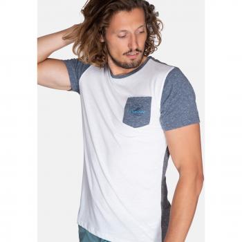 Protest Savier Camiseta, Hombre, Medium Blue, M