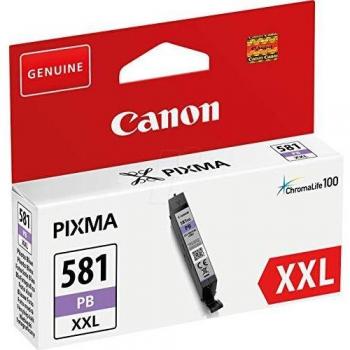 Canon CLI-581XXL PB Cartucho de tinta original Azul Foto XXL para impresora de inyeccion de tinta PIXMA SERIES TS8150/51/52-TS8250/51/52-TS8350/51/52-TS9150/55