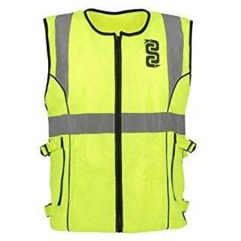 OJ Chaleco Net flash, Amarillo, talla 5 X L-6 X L