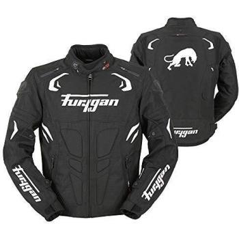 Furygan Chaqueta Blast, Negro/Blanco, Talla XXL