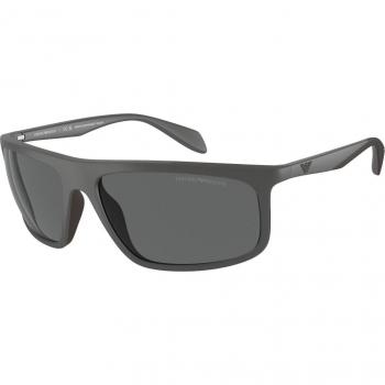 Emporio Armani EA4212U 512687 Men's Pilot Sunglasses Grey Size 64