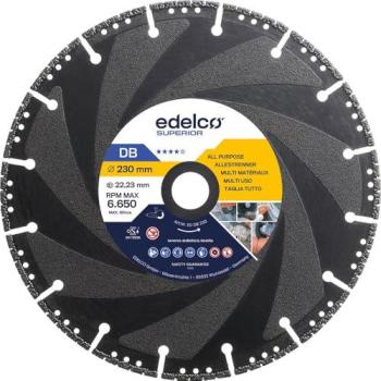 Disco de Diamante Universal EDELCO 125x22mm Corte Superrápido Ideal para Materiales Duros