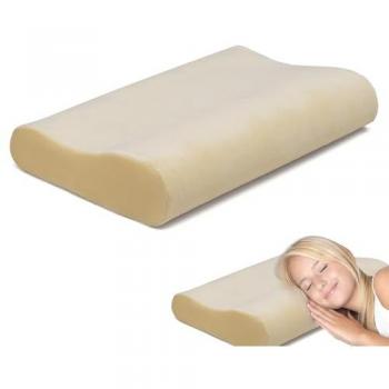 Almohada Ergonómica Cervical Viscoelástica 2 en 1 para Dormir de Lado - Alivio del Dolor y Soporte para Cuello (Pack de 2 Unidades)