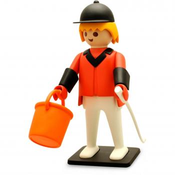 Figura Playmobil Vintage Jinete 25cm con detalles clásicos, articulaciones móviles y accesorios incluidos