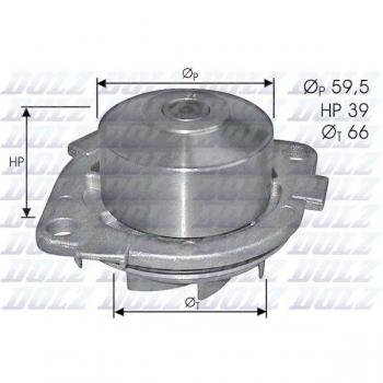 Bomba de agua DOLZ S211 - Bomba de agua, compatible con diversos modelos de vehículos, fabricada con materiales de alta calidad para asegurar durabilidad y eficiencia en la refrigeración del motor