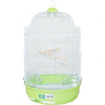 Jaula para pájaros Alta Redonda Azul 33*33*56.5CM