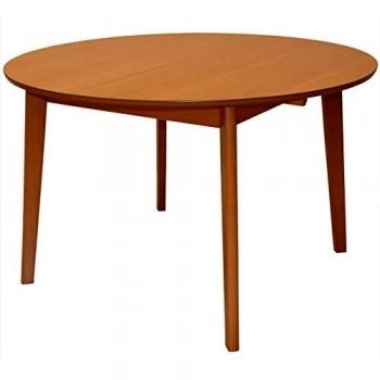 Suska-Regalos Mesa Comedor Extensible Redonda, Madera, 120 X 75 cm-ext. + 30 cm-Tabl.18 mm