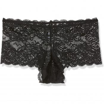 ONLY NOS Onlchloe Lace Brief 2-Pack Acc Culotte, Negro