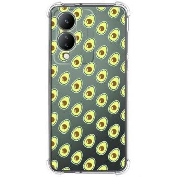 Funda Silicona Antigolpes Vivo Y17s Diseño Aguacate