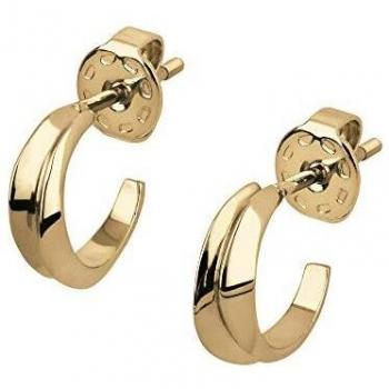 Pendientes de mujer Breil modelo TJ2931, con diseño elegante en acero inoxidable, detalles en oro rosa y cierre de presión