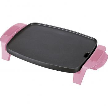 Plancha de Asar Jata JEGR5522 1000W 28x22cm Antiadherente Durastone Edición Cáncer de Mama