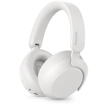 Auriculares Philips TAH8000EWT/00 Inalámbricos Bluetooth con Cancelación de Ruido, 70 horas de batería, Micrófono y Control Táctil, Blancos