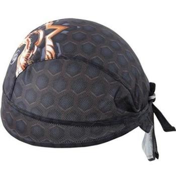 pañuelo cabeza hombre pañuelo ciclismo Bandana ciclismo Deporte Fútbol Baloncesto Béisbol de la bici Hípica Chef Moda absorbente transpirable resistente al viento Turban Cap-Negro