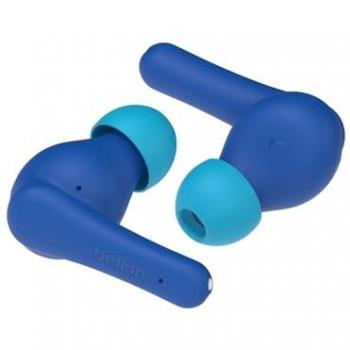 Belkin SoundForm Nano 2 True Wireless Earbuds for Kids - Blue, Wireless In-ear Headphones, Micro-USB, Bluetooth, designed for calls and music