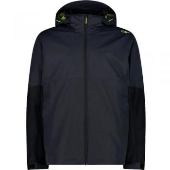 CMP Men's 3-in-1 Waterproof Jacket with Detachable Fleece Liner, Gray
