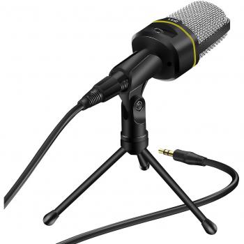 Micrófono Jack 3.5mm Omnidireccional con Trípode Multifunción