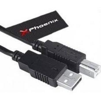 Phoenix Technologies 5m USB A/USB B - Cable USB