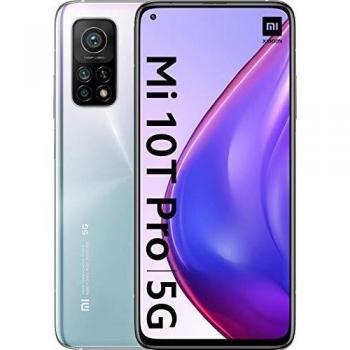 Xiaomi Mi 10T Pro Azul con Pantalla de 6.67 FHD+ DotDisplay, Memoria de 8GB+256GB, Cámara de 108MP, Procesador Snapdragon 865 5G y Batería de 5000mAh con Carga Rápida de 33W