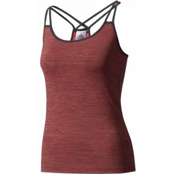 adidas Strappy Bra Tnk Camiseta sin Mangas, Mujer, Rosa