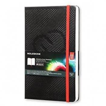 Libreta Moleskine Smart Notebook Grande Conectada a Creative Cloud Negro