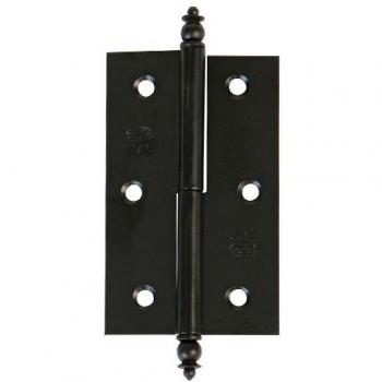 Bisagra 541 60x40 mm Izquierda Negro con Remate
