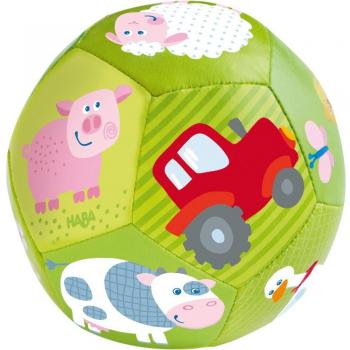 Pelota de Tela HABA® - Granja 11 cm para Bebés (6 meses+)