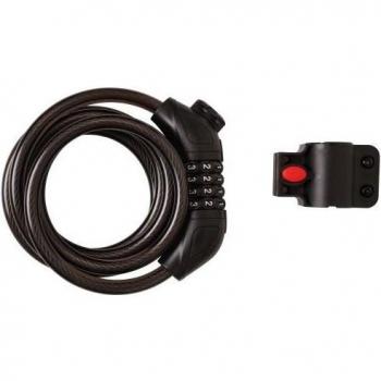 Candado de Cable para Bici Dare 2B Diseño Rollo - Resistente, flexible, fácil de usar, incluye llave, longitud ajustable
