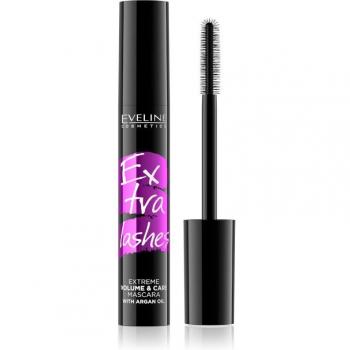 Eveline Extra Lashes Extreme Volume & Care Mascara Rimel Para pestañas largas y con volumen Black 10 ml