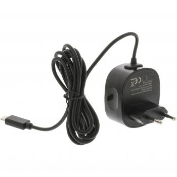 Cargador de Pared con Cable USB-C Fijo, Color Negro Sweex NE550634566