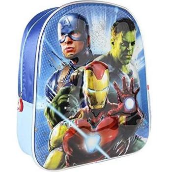 CERDÁ LIFE'S LITTLE MOMENTS Mochila Infantil 3D Avengers con Detalles Metalizados-Licencia Oficial de Marvel Studios, The Spiderman de Color Azul Unisex niños, Multicolor, 260X310X100MM