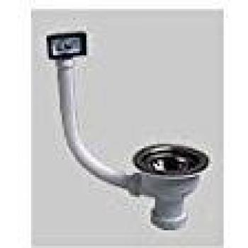 Jimtem M103123 - Valvula cesta con rebosadero flex inox s-237 1 1/2