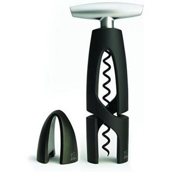 Peugeot Altar Noir Corkscrew with Foil Cutter - Black, 17.5 cm