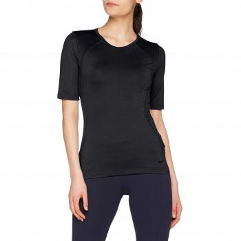 Nike Pro Hypercool Top Manga Corta Camiseta, Primavera/Verano, Mujer, Color Black/