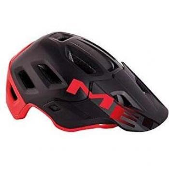 CASCO MET ROAM NEGRO/ROJO MATE BRILLO T.S 52-56