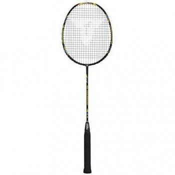 Raqueta de Badminton Talbot Torro Arrowspeed 199, Color Negro y Amarillo, Material Grafito-Compuesto, Diseño One Piece
