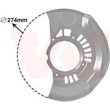 Van Wezel 5308371 - Refuerzo para parachoques