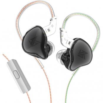 Auriculares Intrauditivos KZ EDC HIFI con Cable, Graves Potentes, Micrófono y Cancelación de Ruido para Juegos y Deportes
