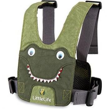 LittleLife Animal Safety Harness-Crocodile Mochila, Juventud Unisex, Multicolor