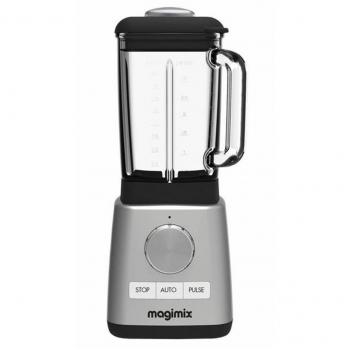 Magimix 11630EA - Batidora de plástico con capacidad de 1.8 litros, potencia de 1300W, cuchillas de acero inoxidable, función de pulsar y mezclado variable, diseño compacto y fácil limpieza
