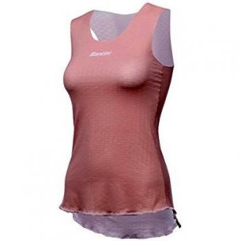 Santini Airy Women's Camiseta Interior sin Mangas, Mujer, Rosa, XL